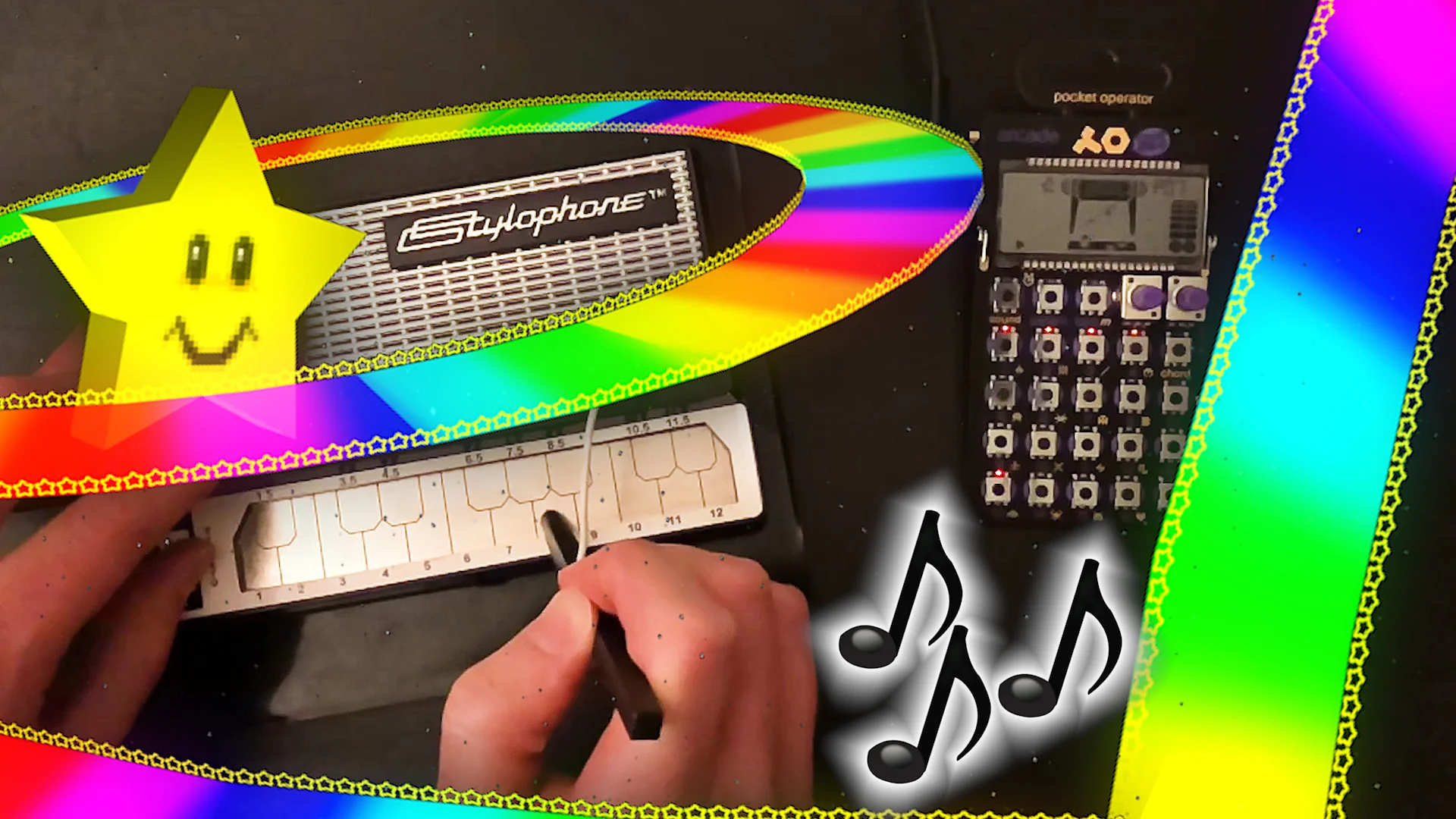 Rainbow Road Retro Cover