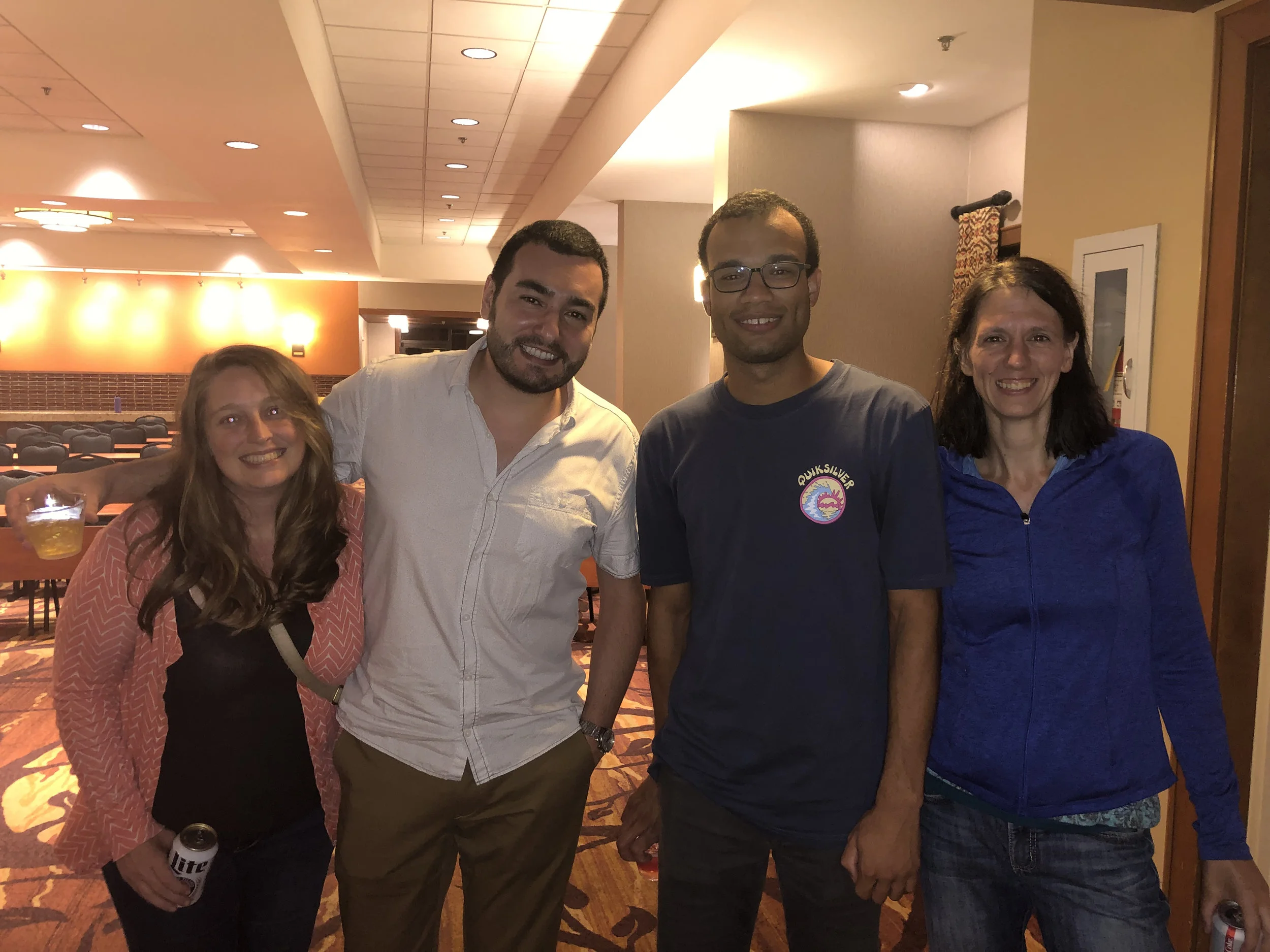 Left to Right: Lori Eidson, Eliver Ghosn, Devon Eddins, Astrid Kosters.