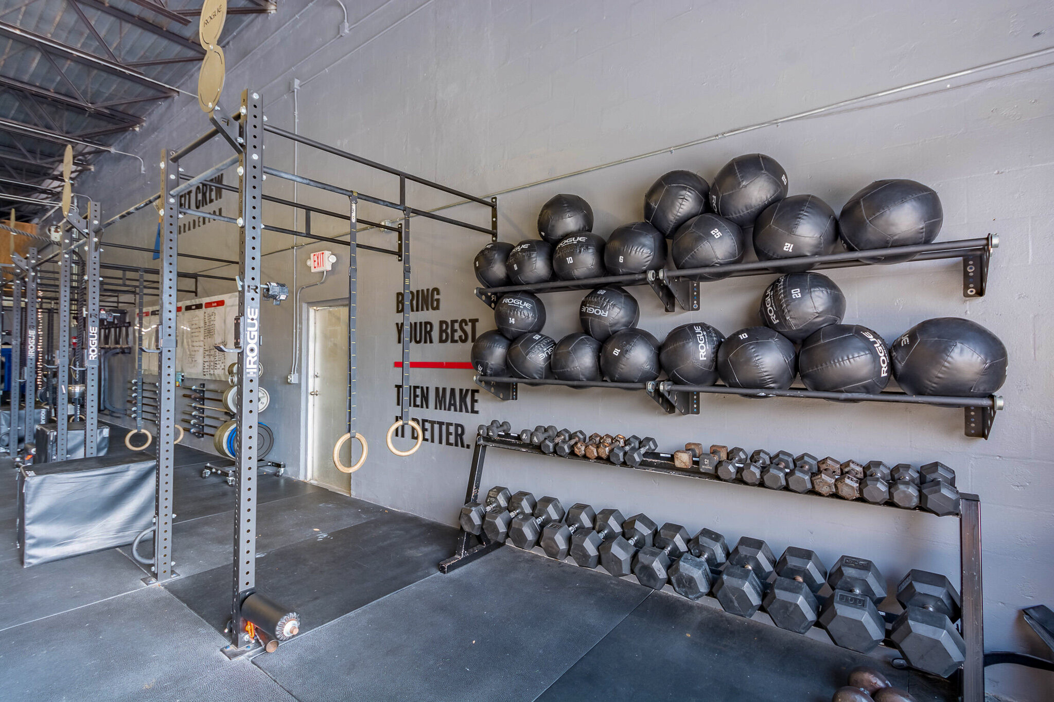 Free Weights and Med Balls