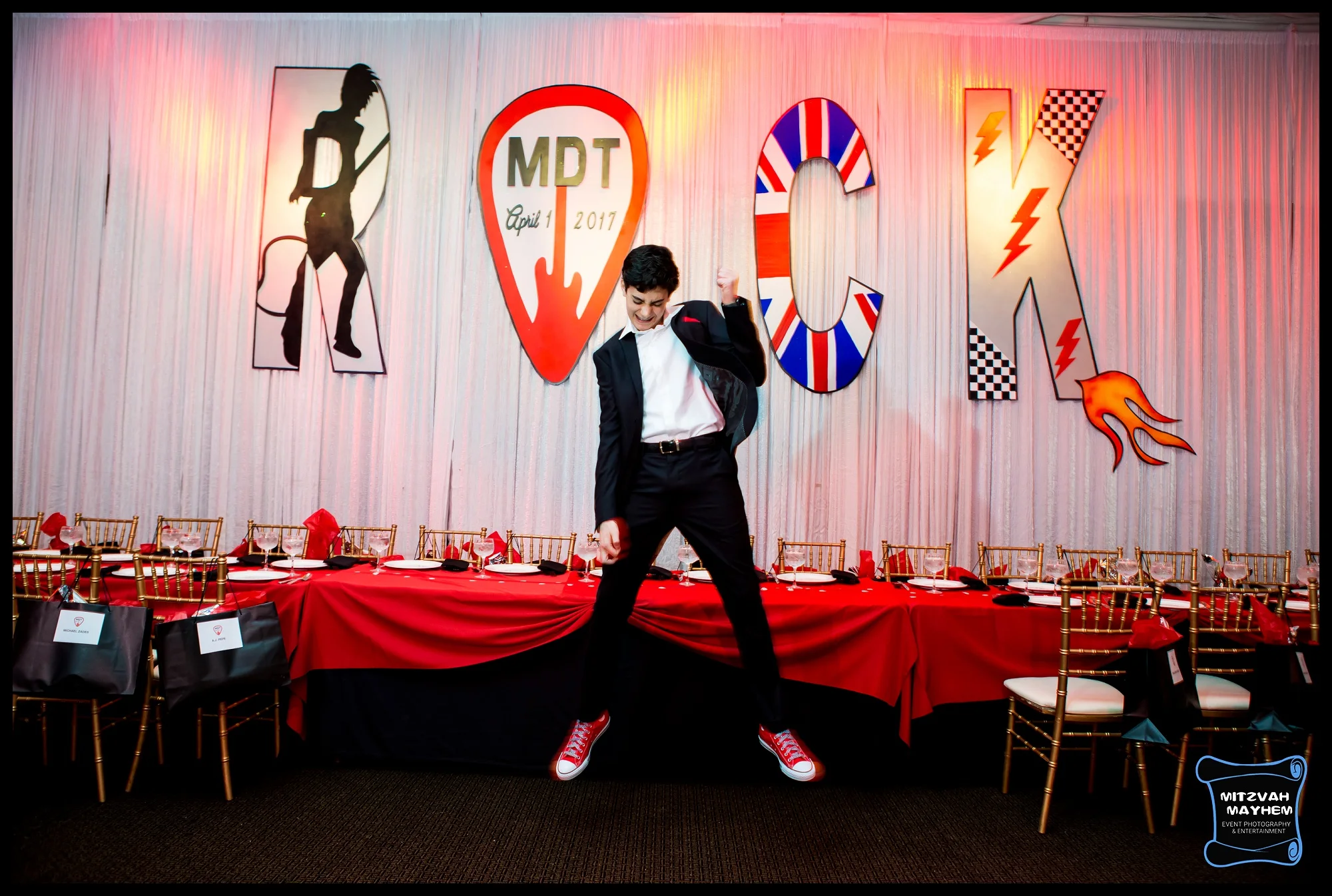 Bnai Tikvah NJ  - Matty's Rock Theme Bar Mitzvah