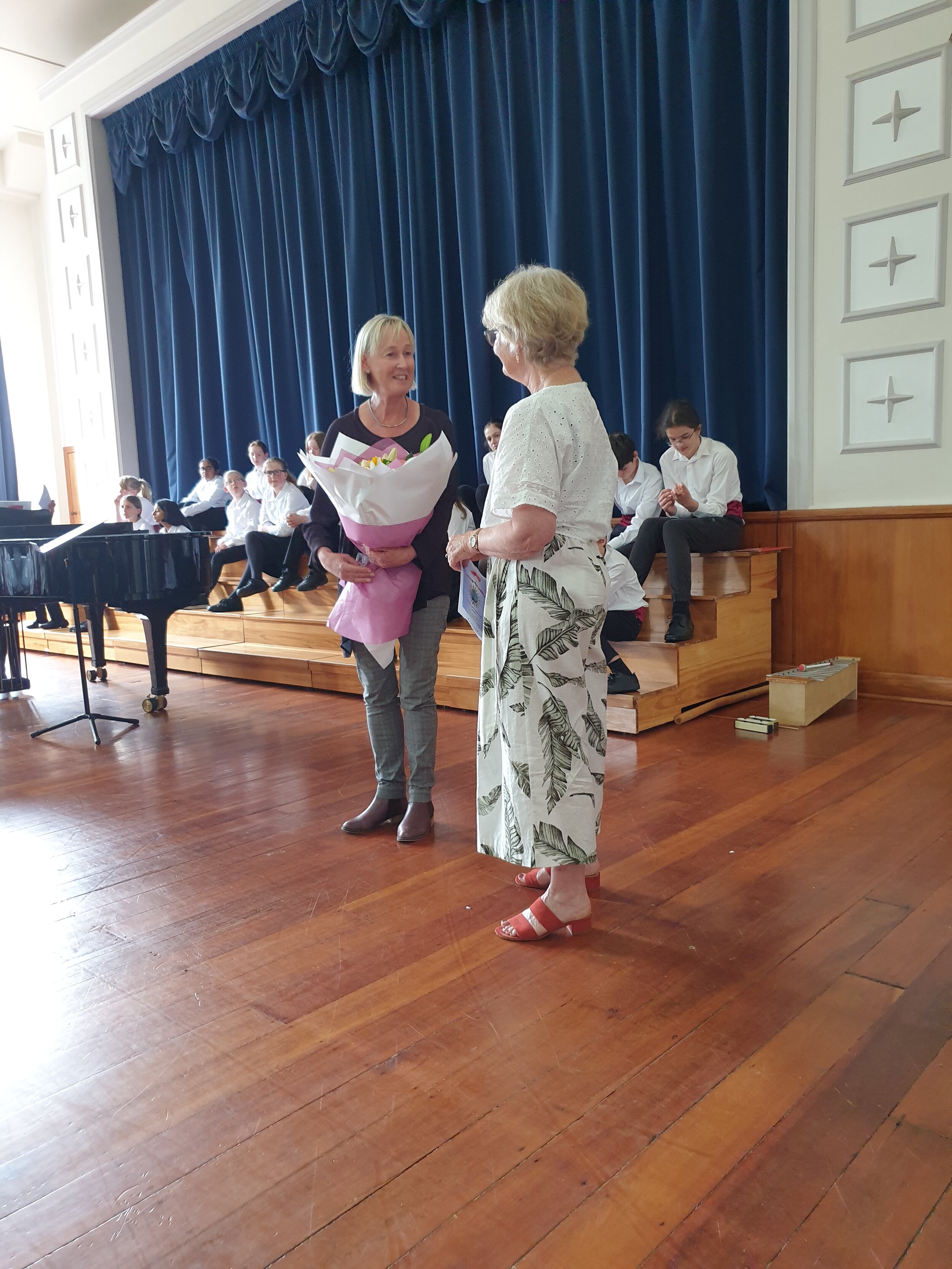 Sing for the World Concert - Christine Argyle (Founding Music Director) and Judy McKoy (Chair, Co-Founder)