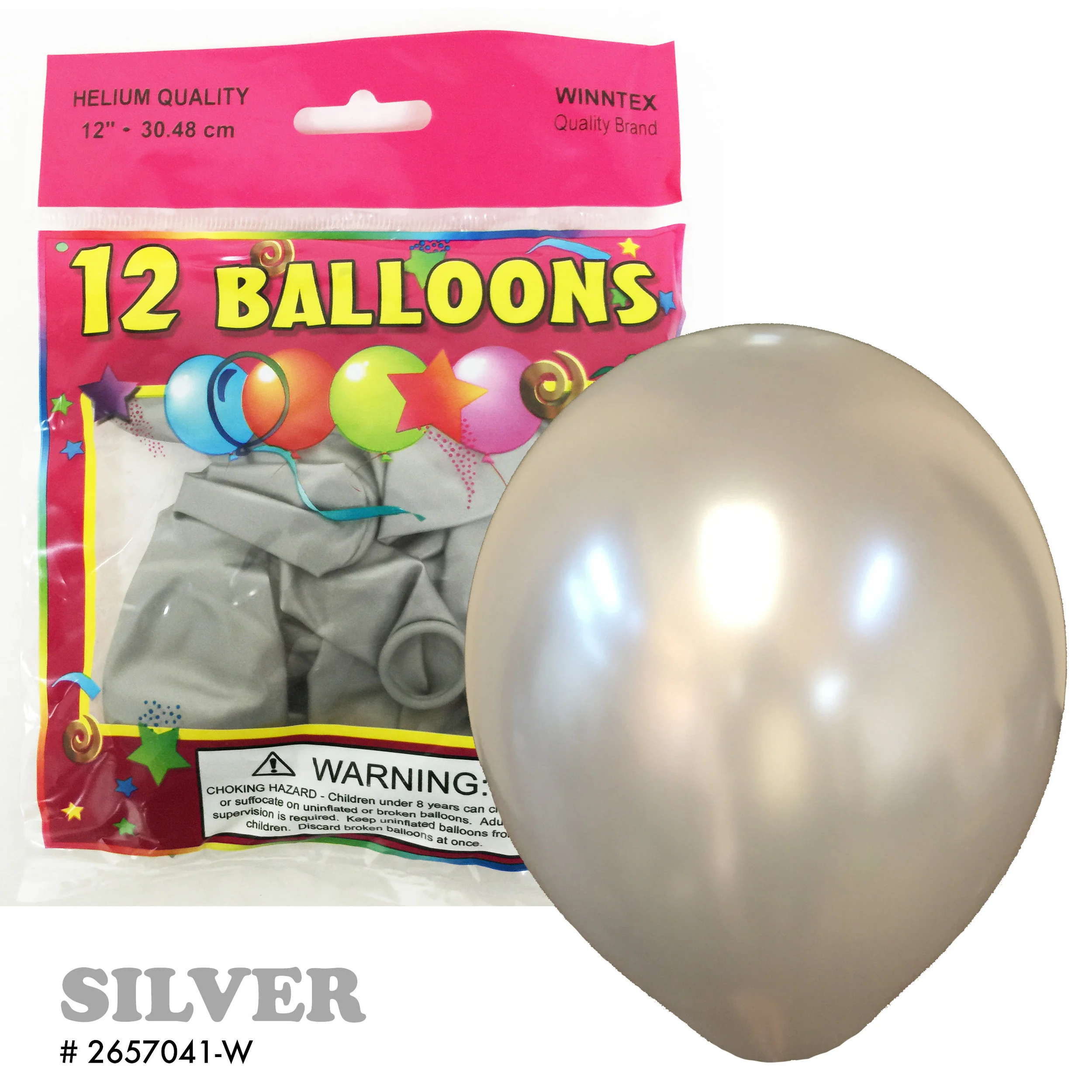 10CT SILVER LATEX