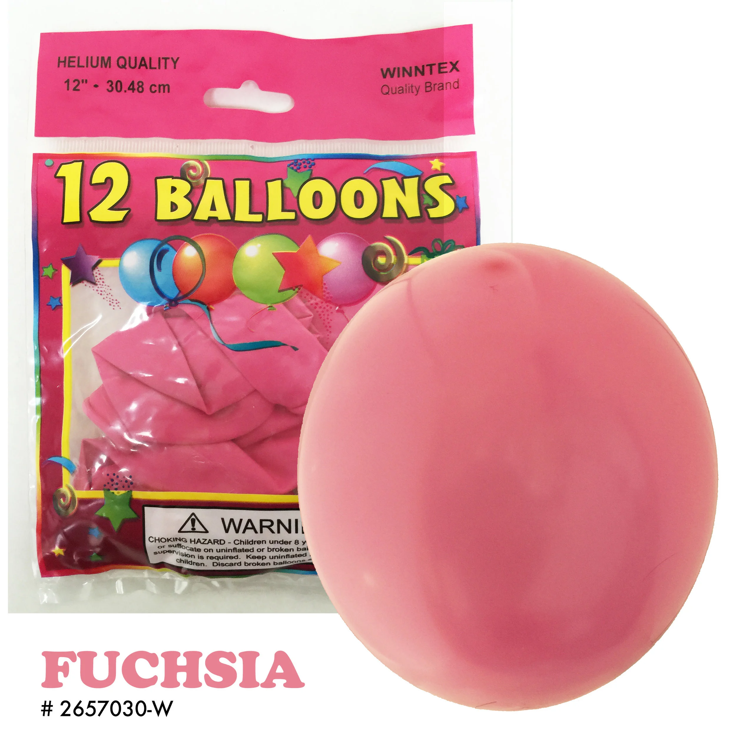 12CT HOT PINK LATEX