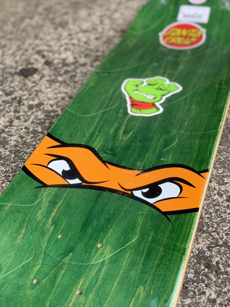 Santa Cruz TMNT Michelangelo Skateboard Deck,Assorted,8.0 L x 31.6 W