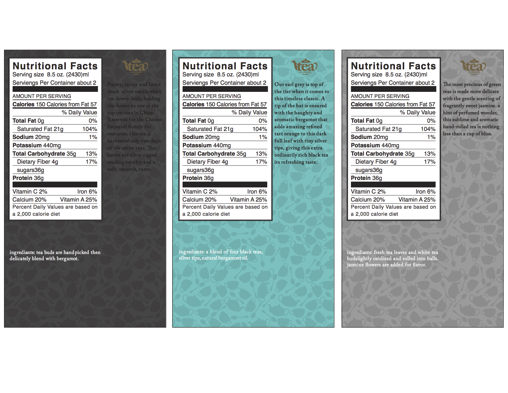 There are many label standards so it is important to give a sample of what one acceptable solution could be. 
