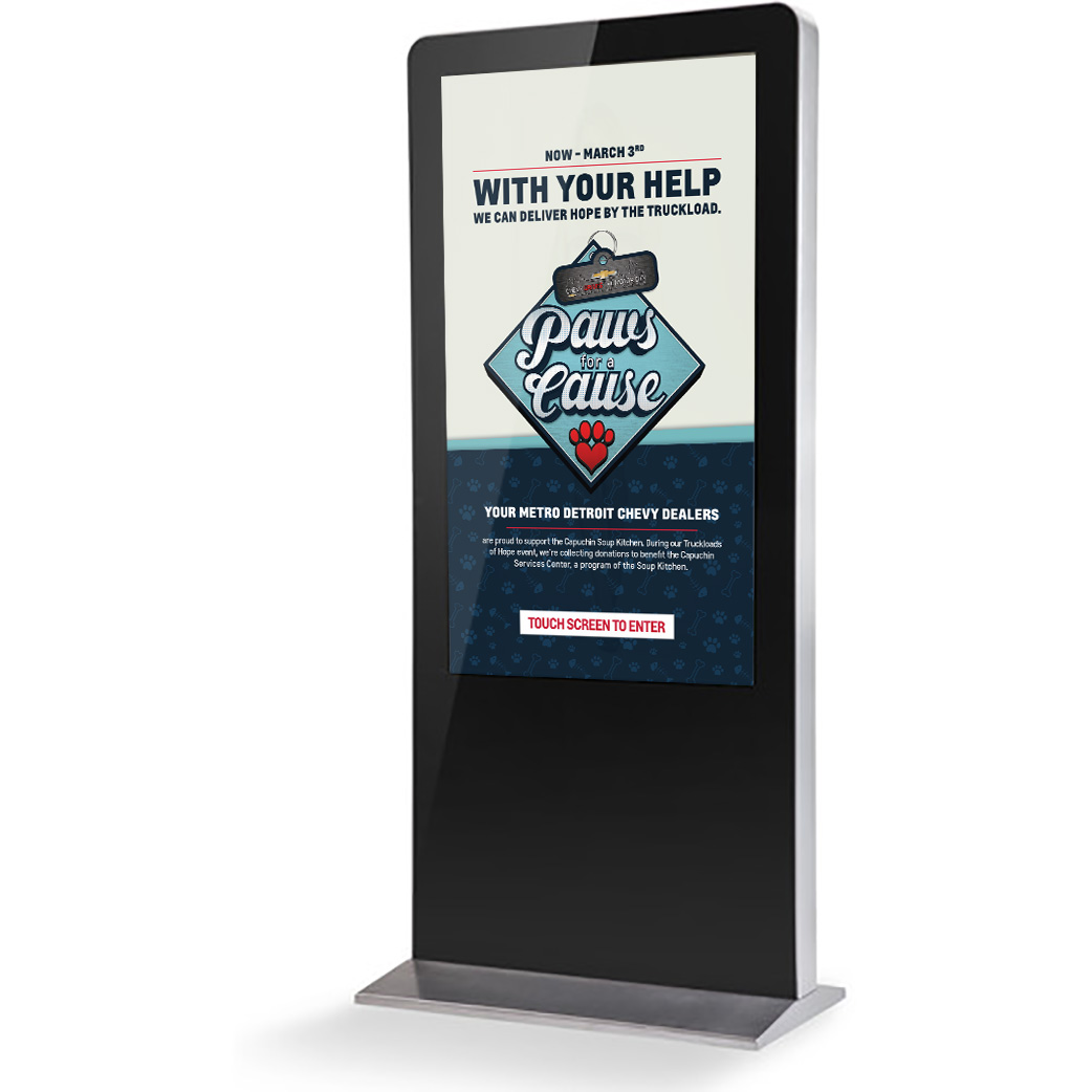 Kiosk page