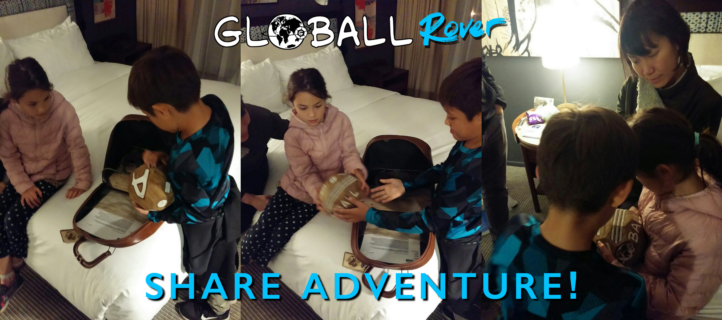 The children of Adam's friends Lin and Lenny share the GLOBALL Rover. Mere days before Adam is set to take it to Japan! 10/30/17