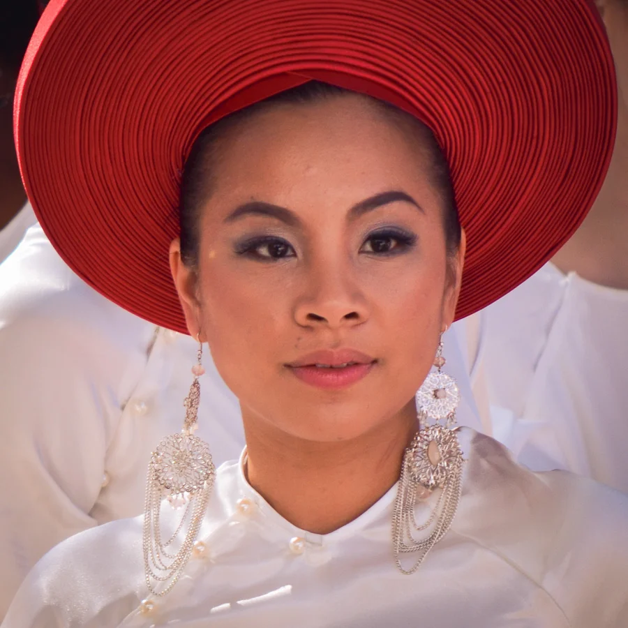 Vietnamese Beauties at the San Jose Ao Dai Festival