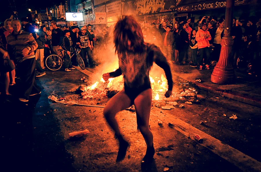 Urban Bonfire in the Mission 