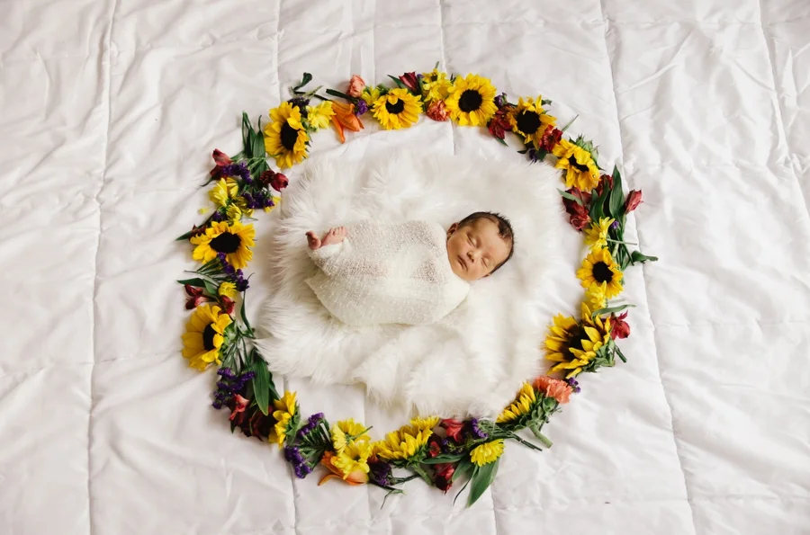 Baby Amina Newborn Photoshoot