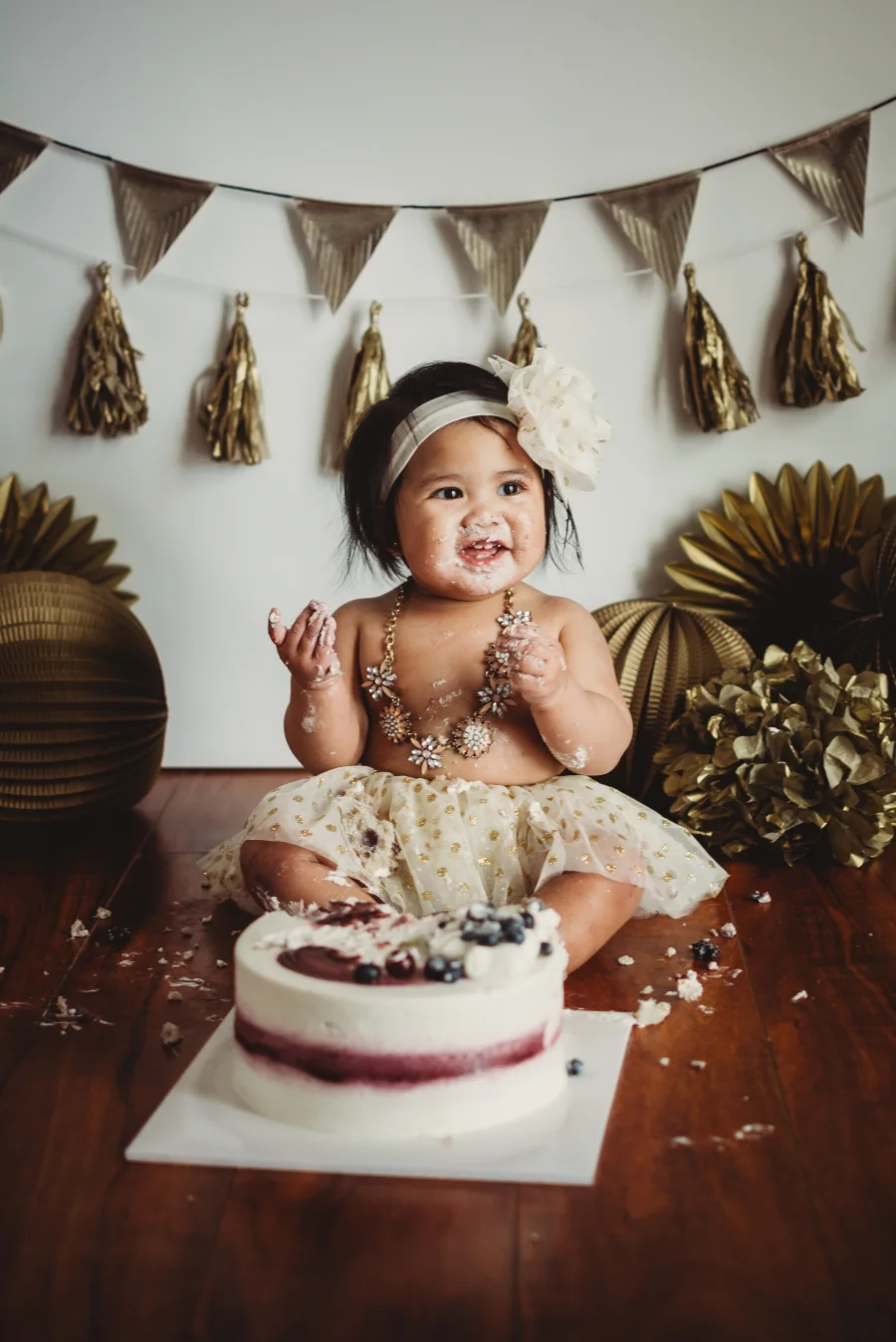 Baby Terry First Birthday Cake Smash