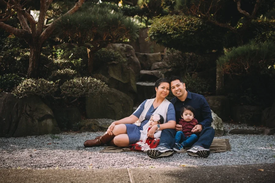 Flores Family at the Japanese Tea Gardens