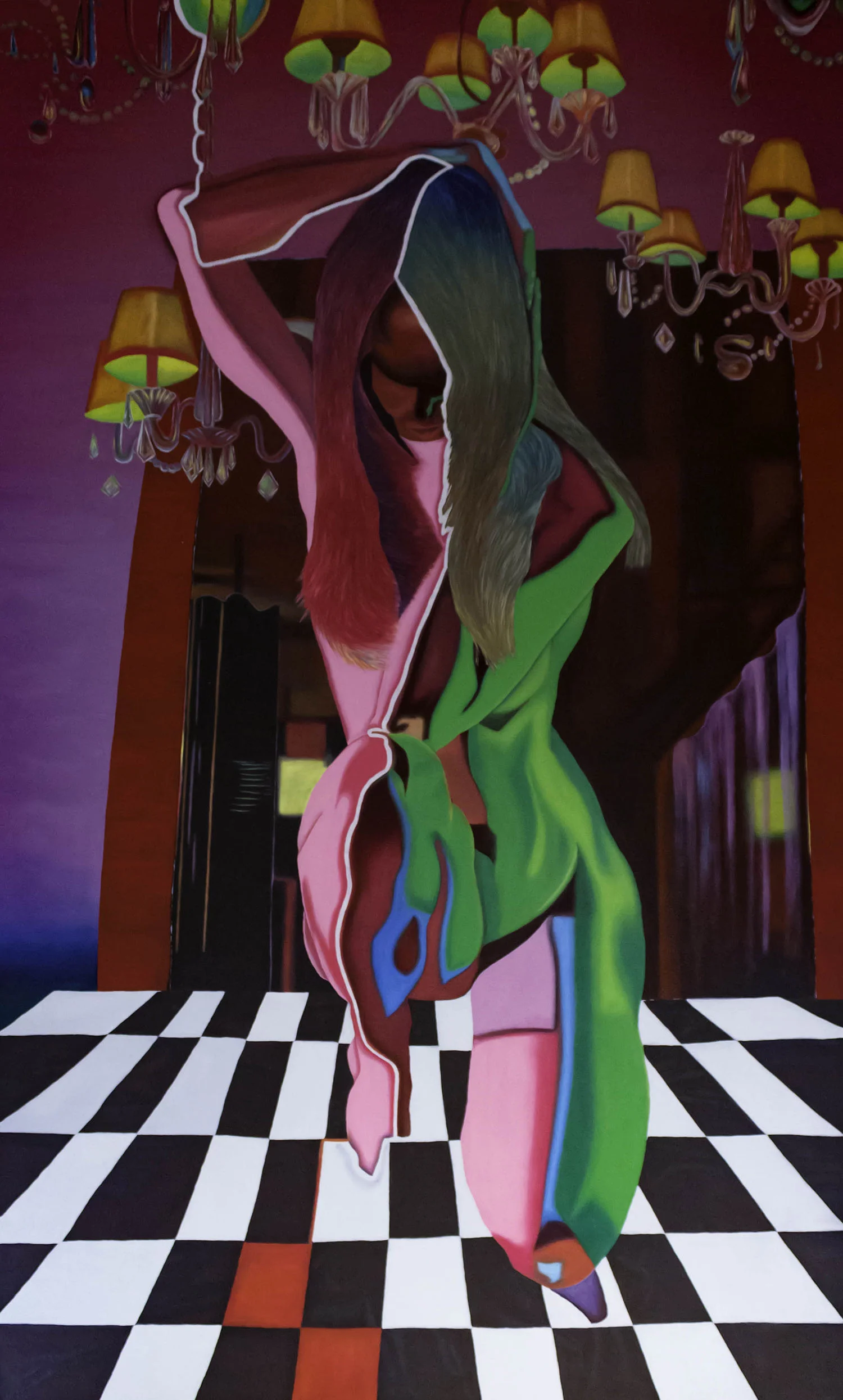 WEST HOLLYWOOD APHRODITE. 241 cm x 147 cm. Oil on canvas. 2017. 