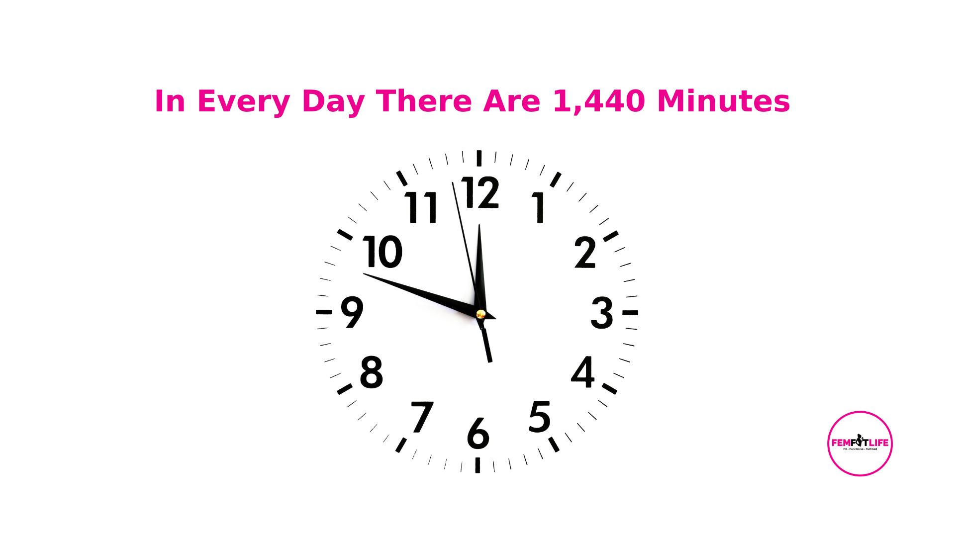 You have 1,440 of these today…