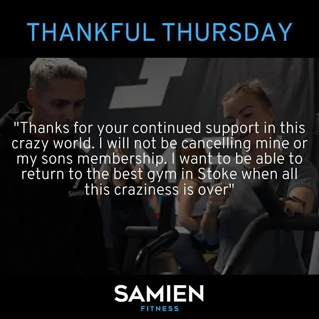 We would like to thank everyone who has continued to support Samien Fitness! 🙌⠀
⠀
We would not be here without you! 💪