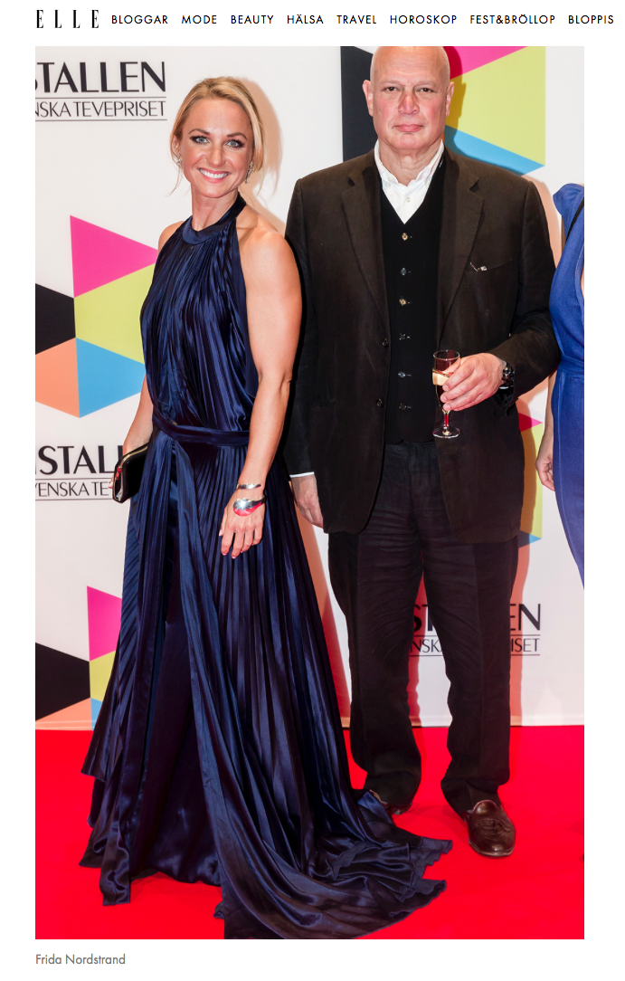 Elle.se Kristallgalan 2017 Frida Nordstrand