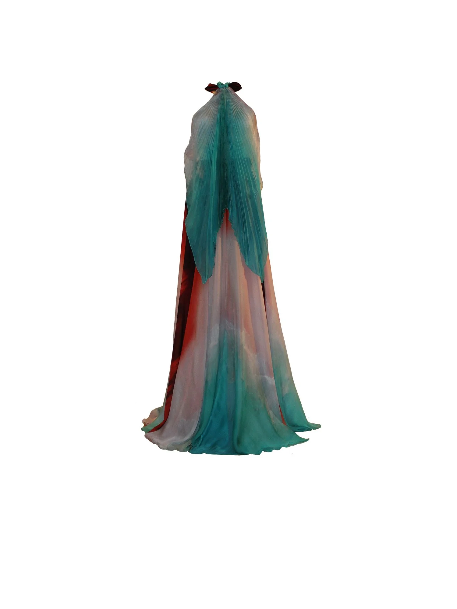 Sandy Dip Dye Printed Skirt