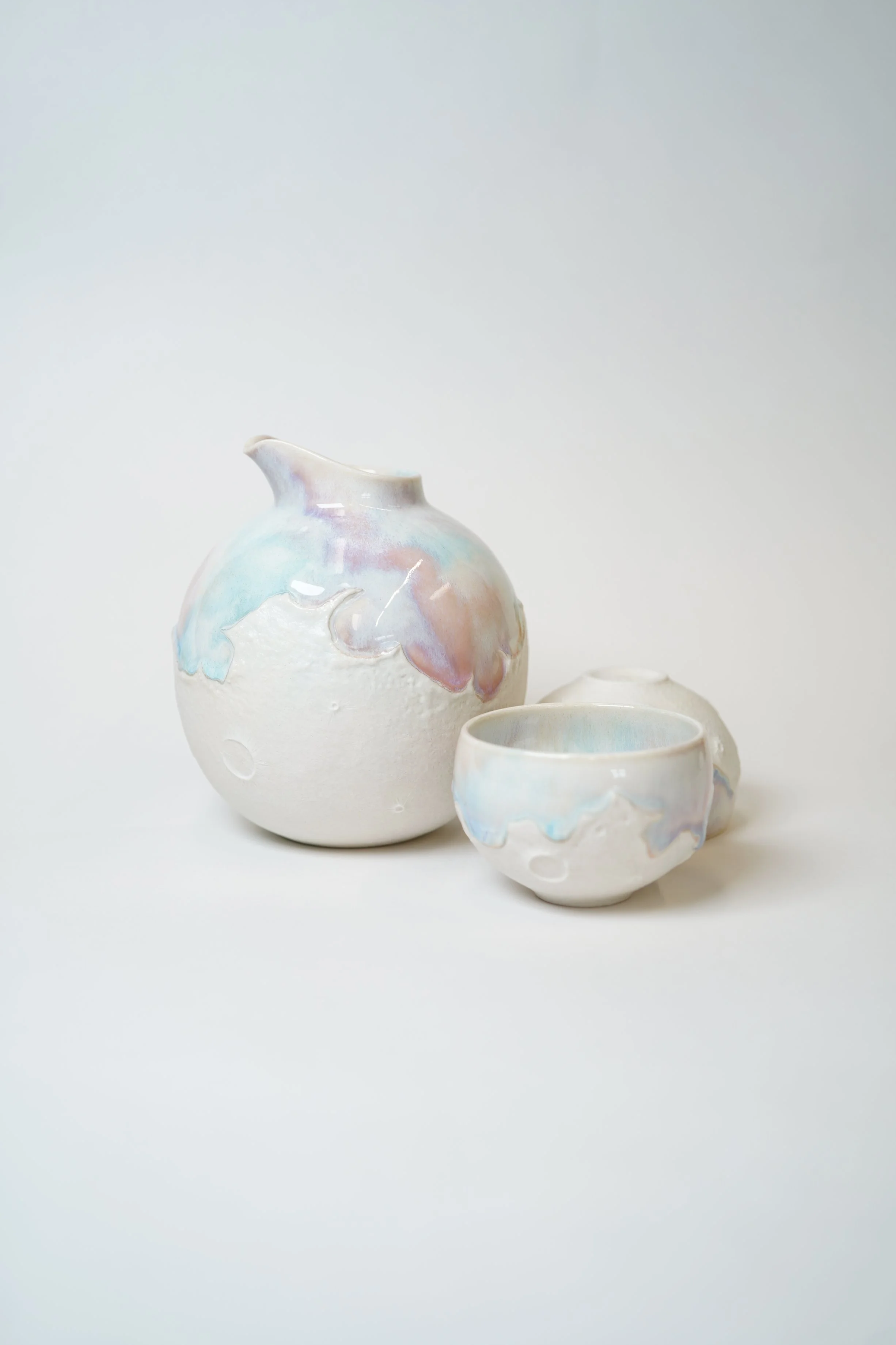 GENGETSU 幻月 sake set （1 bottle & 2 cups)