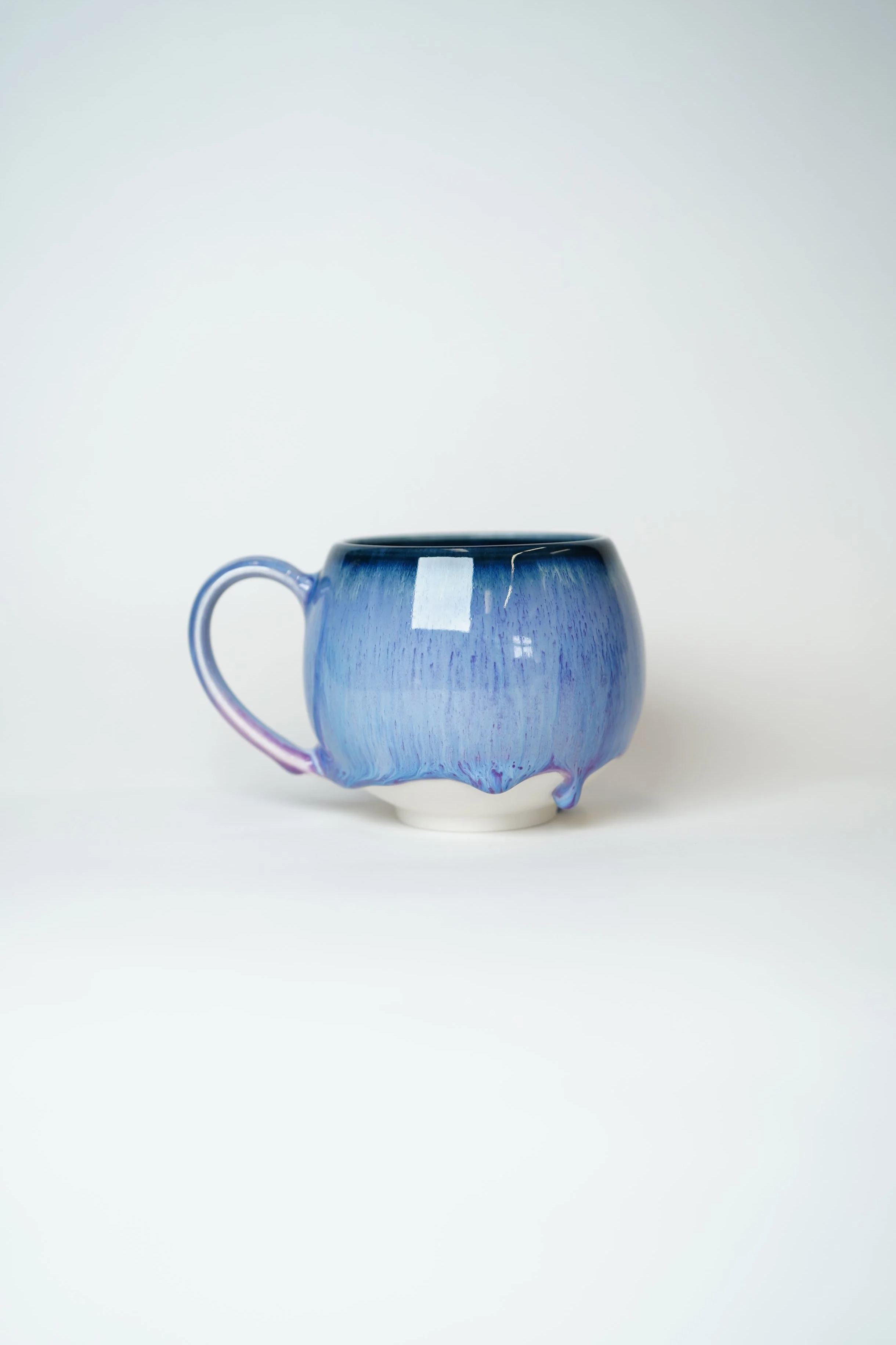 S size Balloon mug(purple butterfly )style2