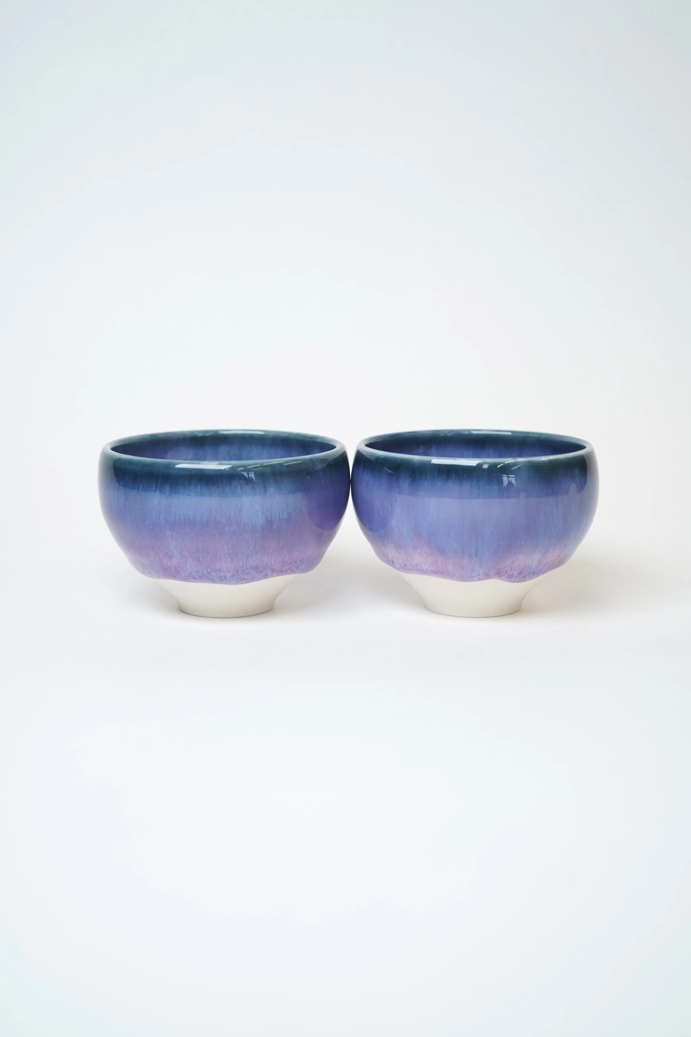 Onion Sake Cup Set (purple Butterfly) (style1)