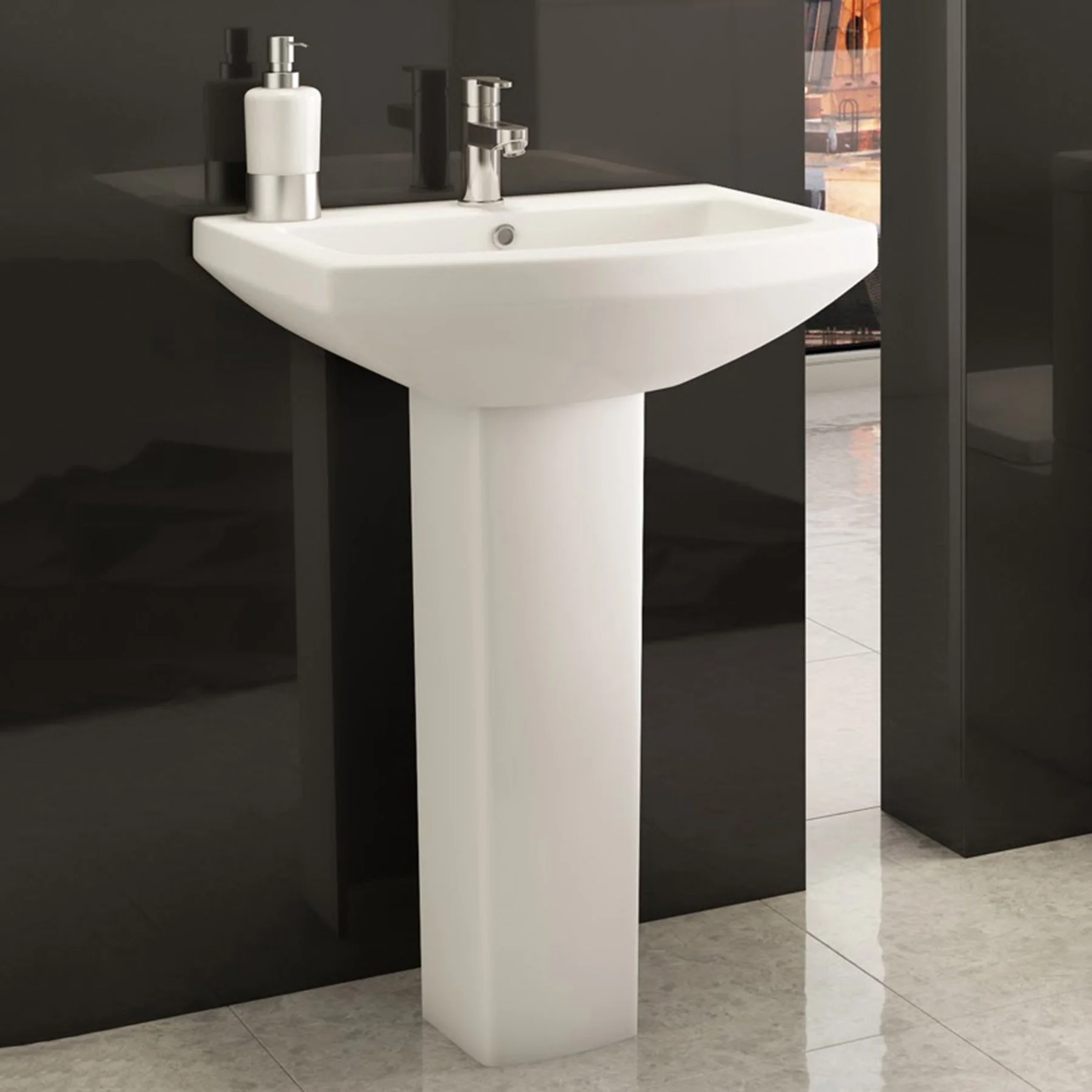 Basins With Full Pedestal