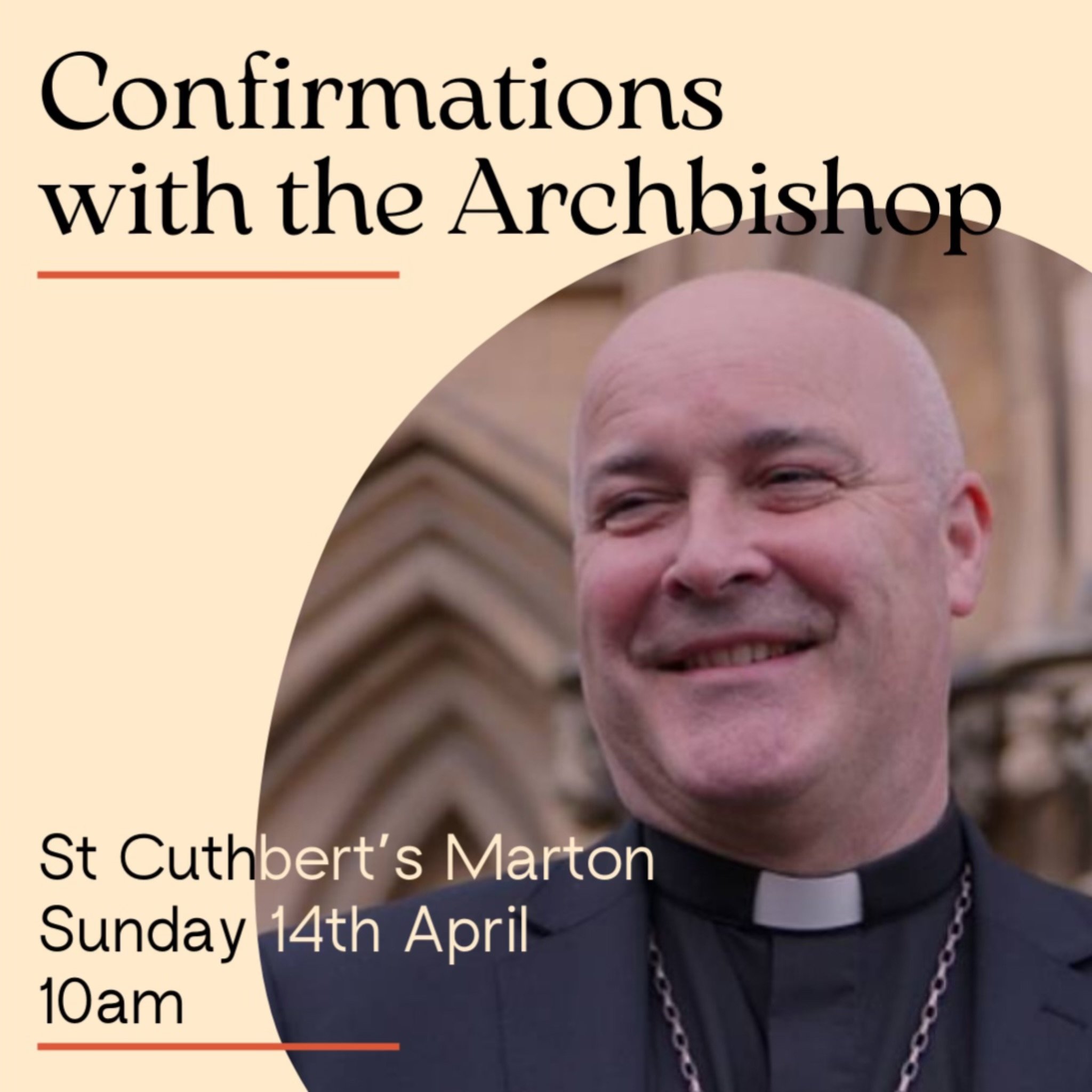 If you're free on Sunday morning come and support Jenny &amp; Jerome, plus all the other candidates being Confirmed by the Archbishop at the 10am service. 

We will eat lunch together after the service so please bring food to share.

We will still be