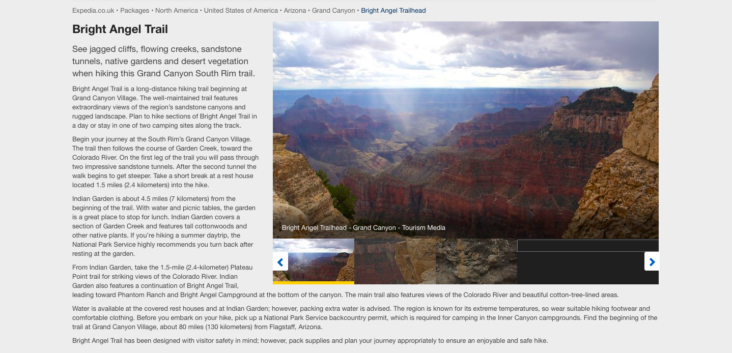 To read the full Grand Canyon guide, click here . 