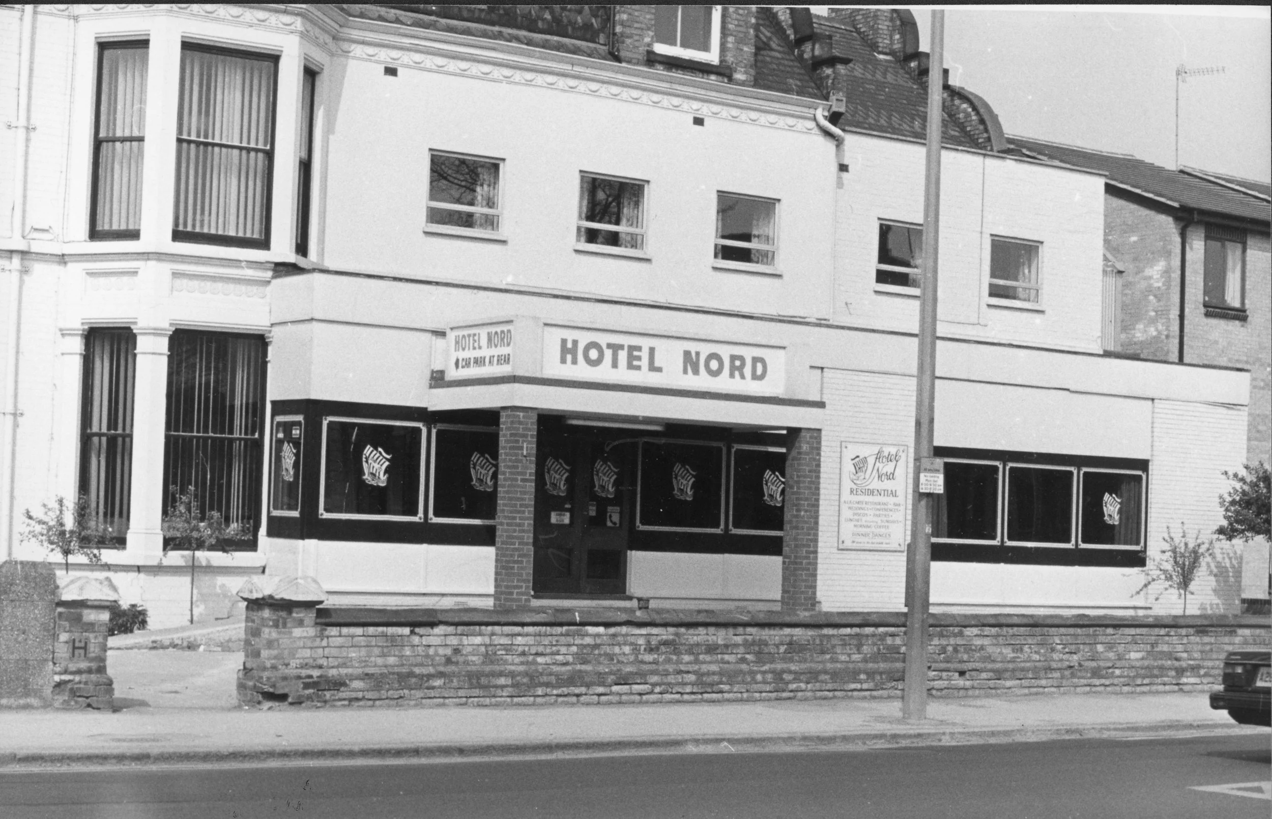 Hotel Nord, Anlaby Road – May 1984. Commissioned by Hull Daily Mail.