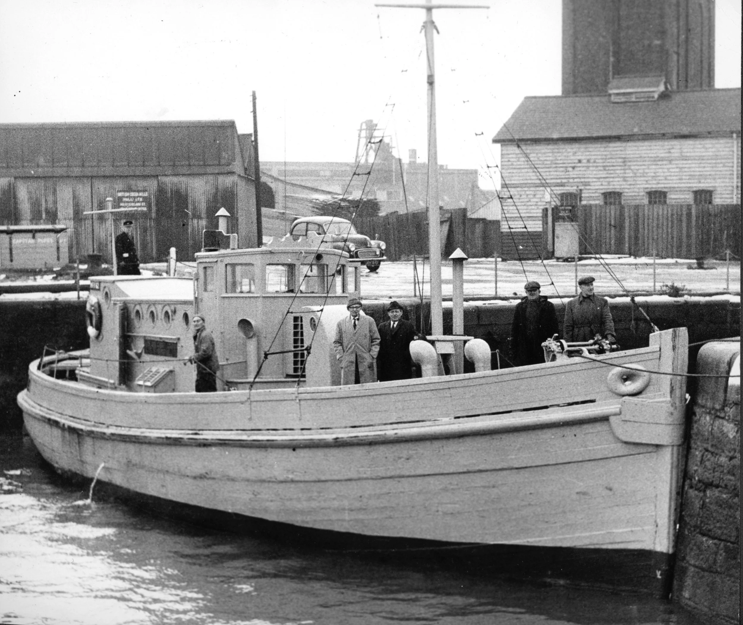 Shipshape and Bristol Fashion after an extensive refit-training ship of the Hull unit of the sea cadet corps, 1960’s. Commissioned by Hull Daily Mail.
