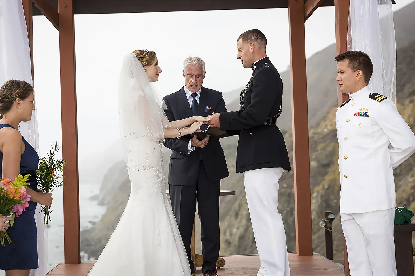 Ragged Point Resort Wedding, San Luis Obispo County.