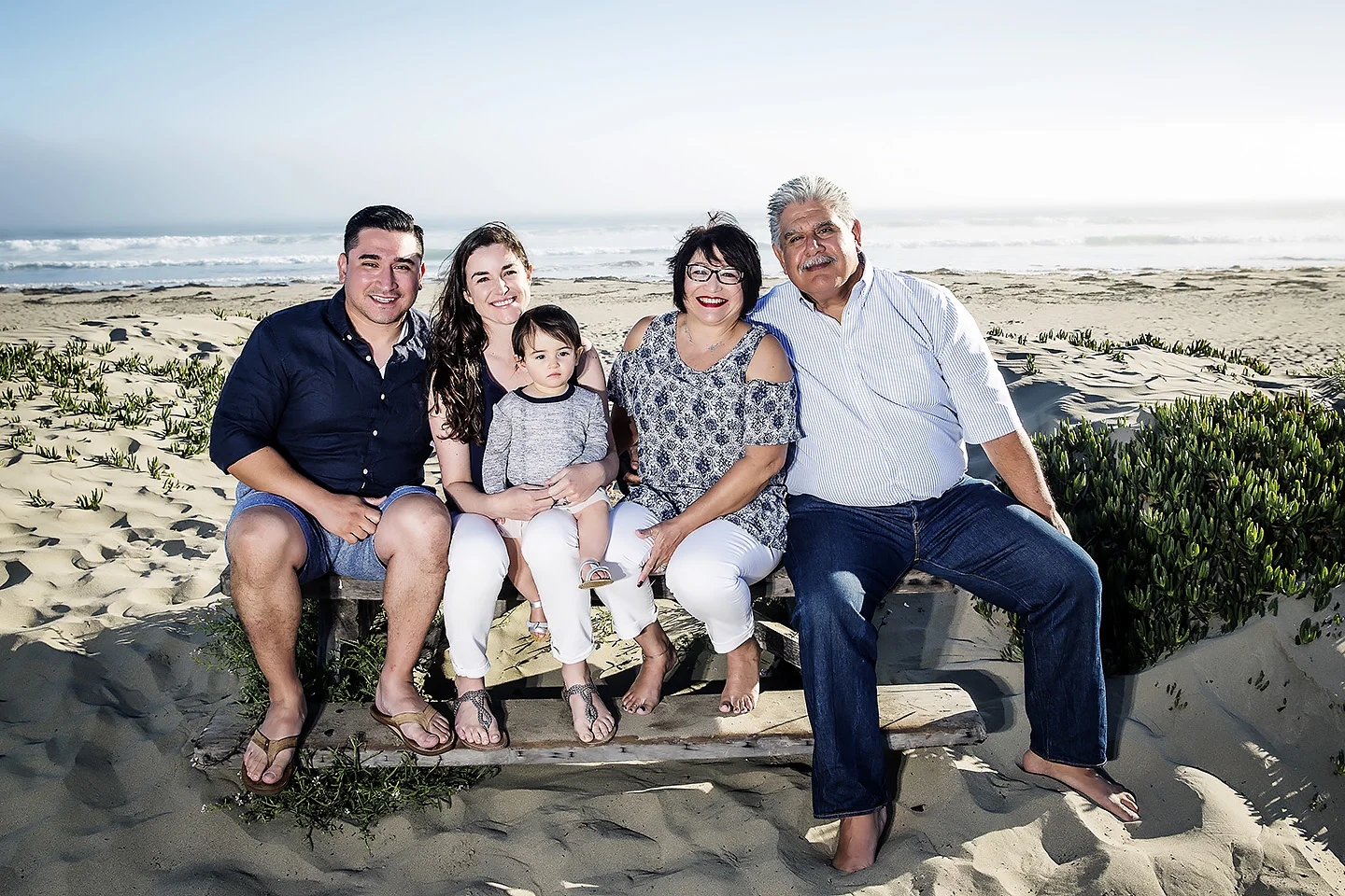 Beach portrait, Cayucos, CA.
