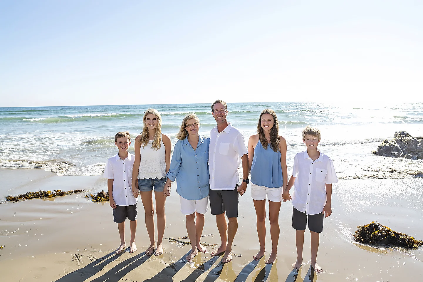 Family portrait, Pismo Beach, CA.