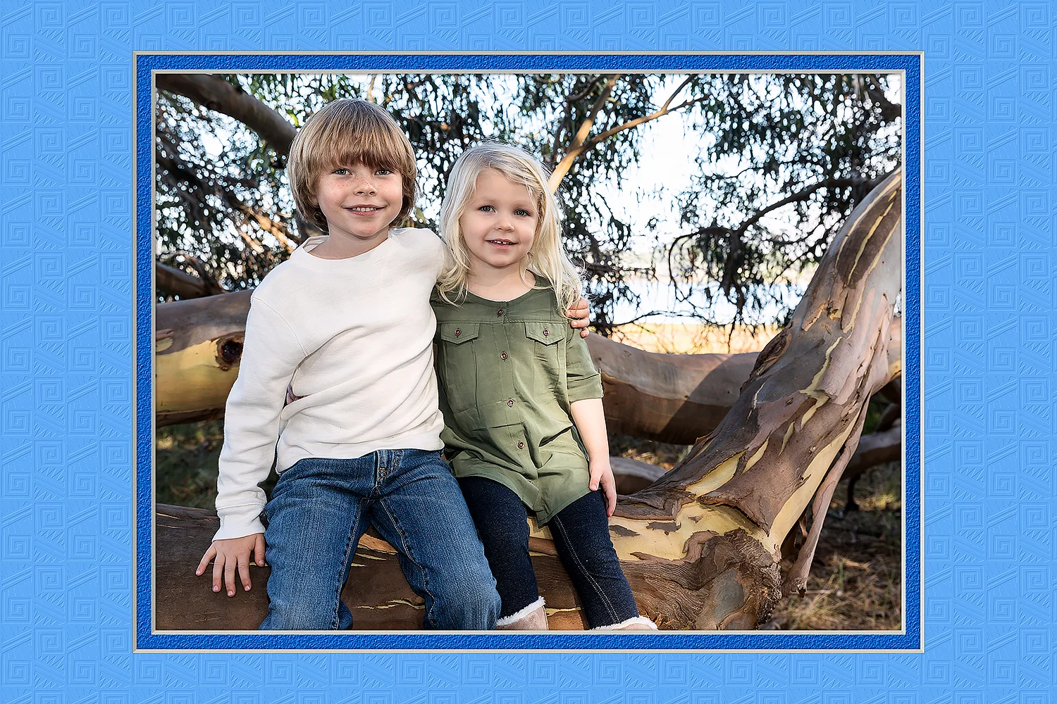 Siblings portrait, Los Osos, CA