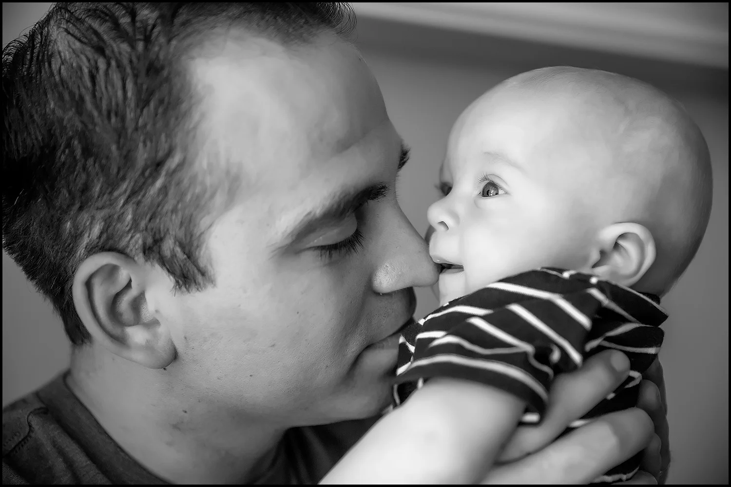 Dad with son