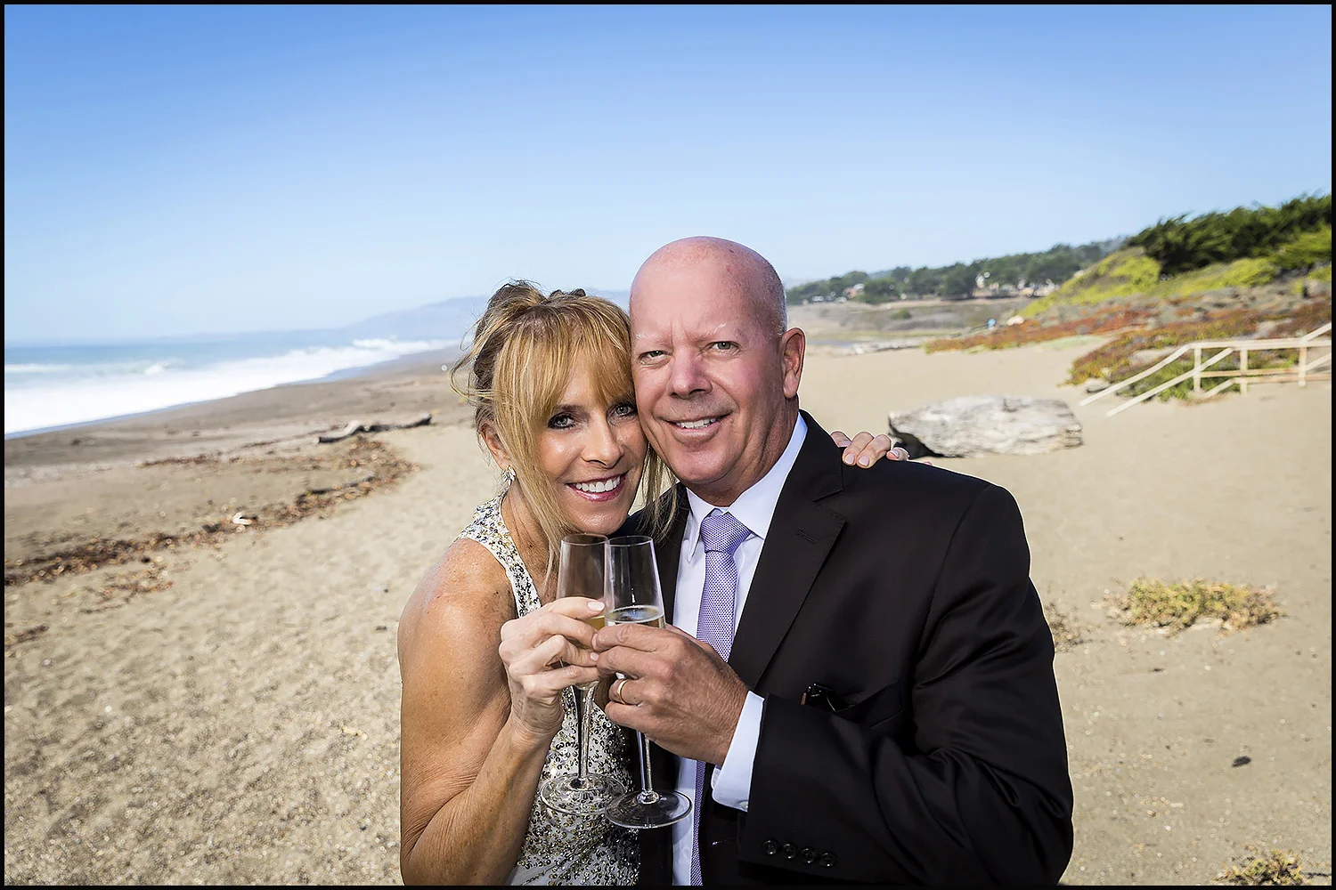 Celebrating on the Beach