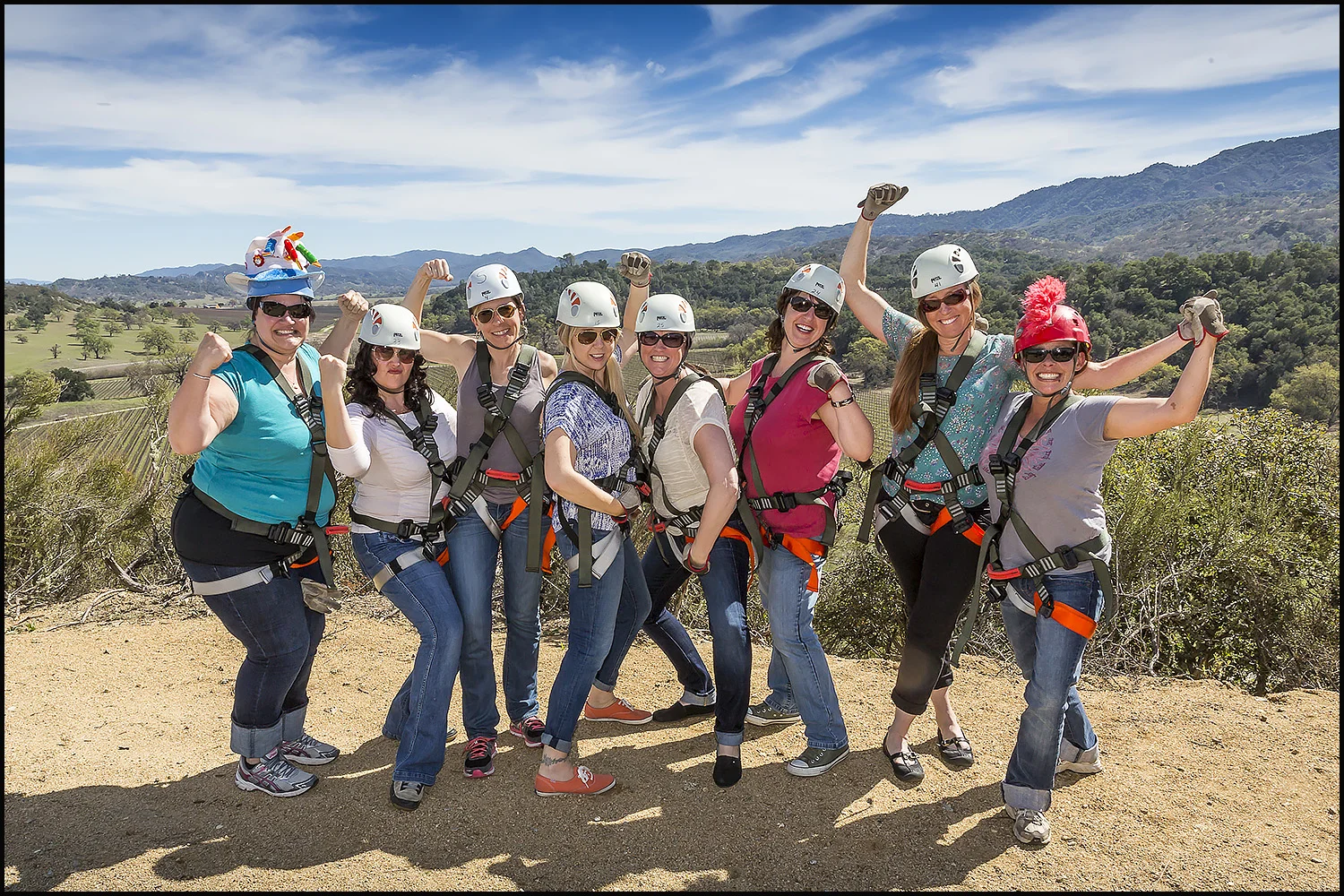 Ziplining in Santa Margarita