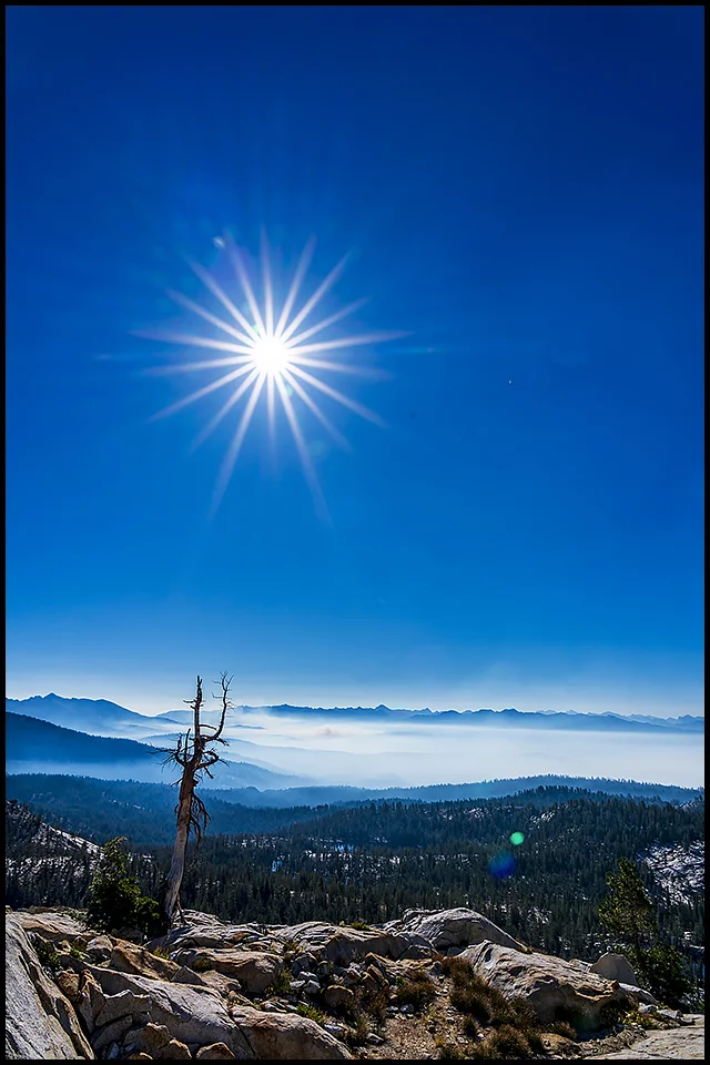 Looking east from Chittenden Lake, CA