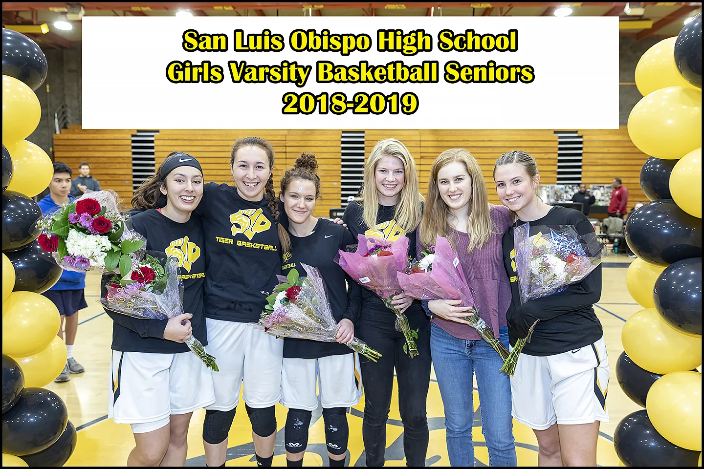Seniors on San Luis Obispo High School's Basketball Team