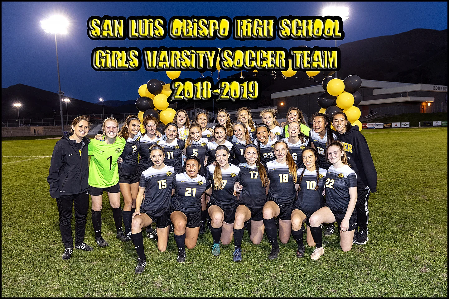 San Luis Obispo High School Girls Soccer Team