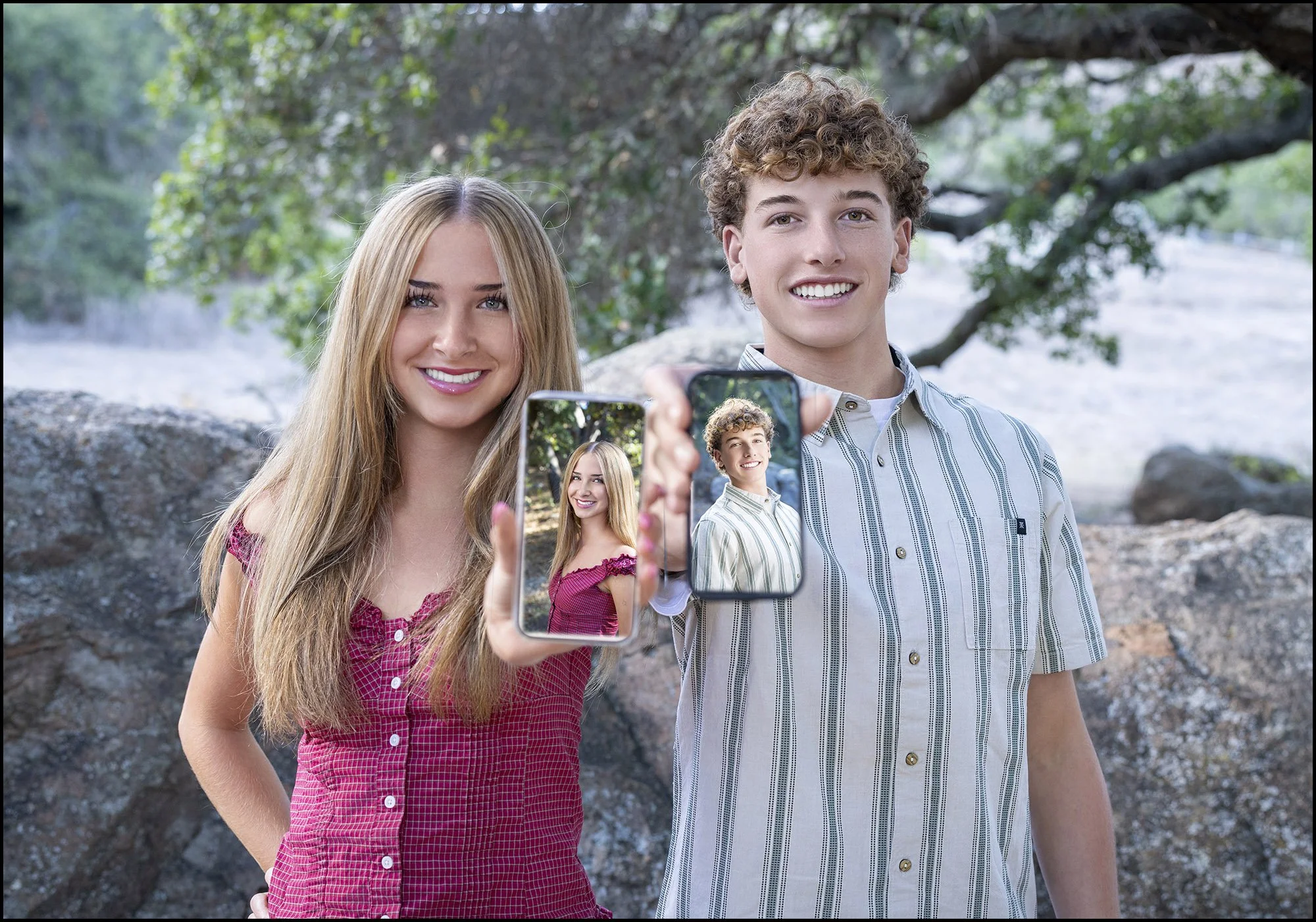 Taryn and Nolan, Seniors and siblings