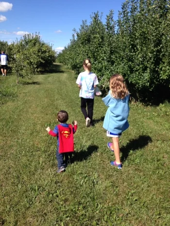 Apple picking at Stuckey Farms