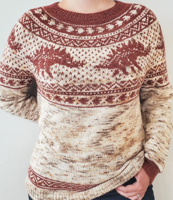 Stego Sweater by Mary P. Hunt
