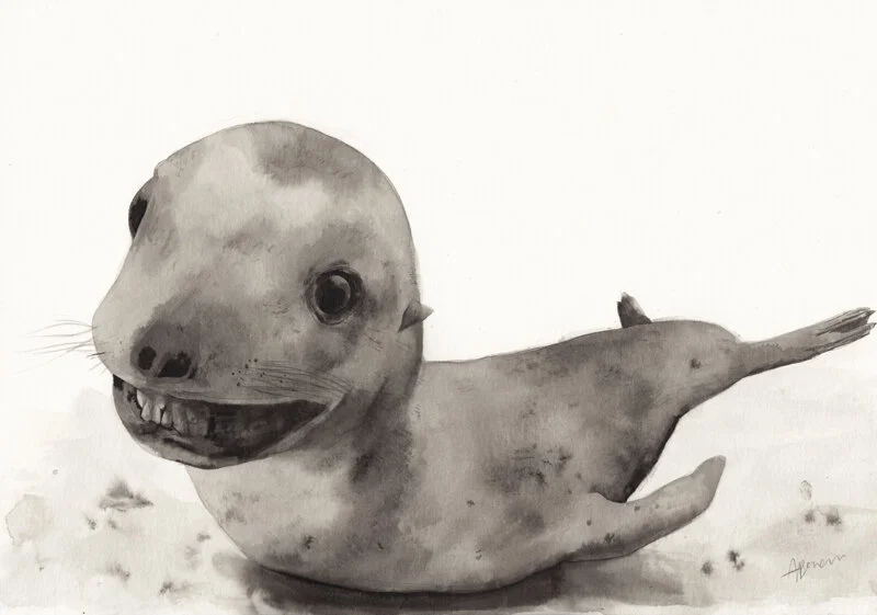SEAL - Original Ink Painting