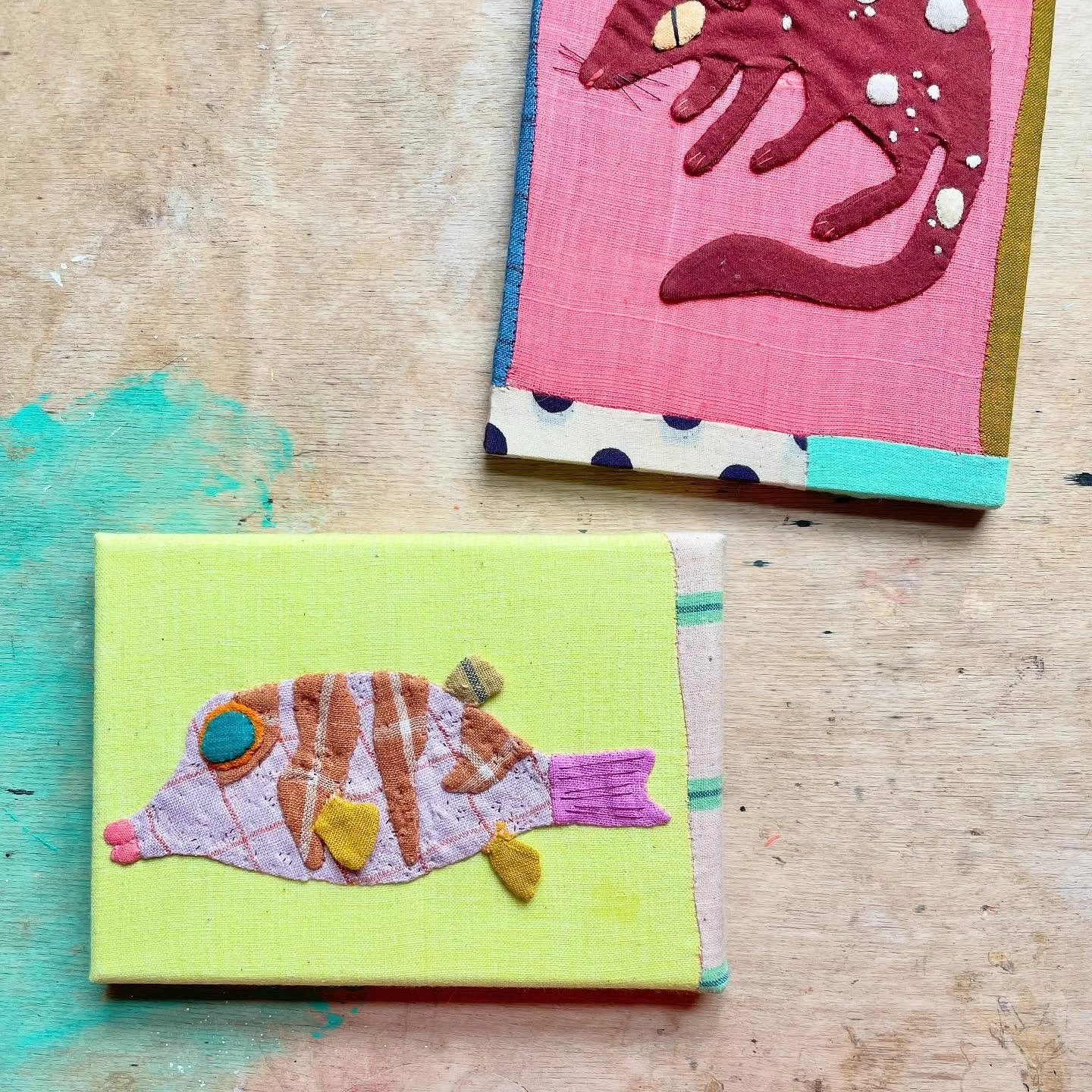 F O R  J U N I // Appliqu&eacute; picture number 2: a Sharp-nose Puffer Fish