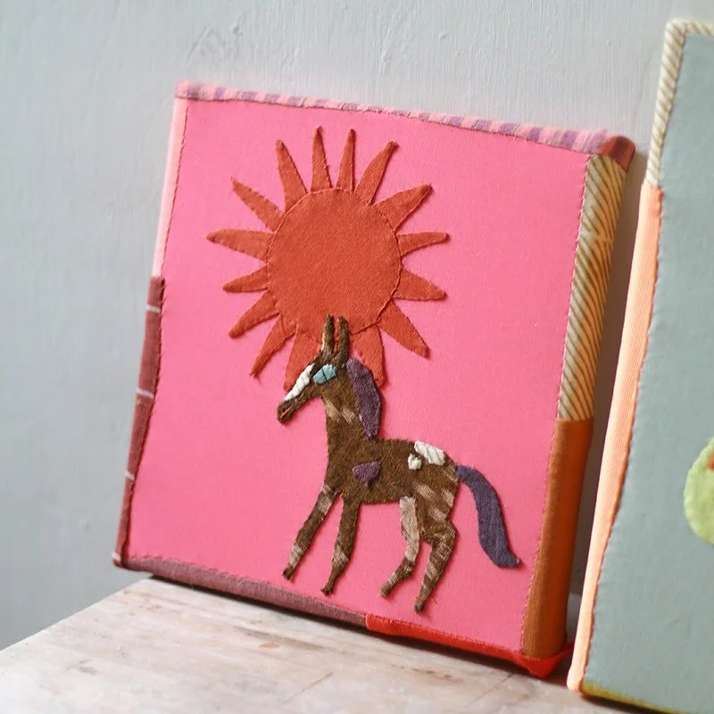 A P P L I Q U &Eacute; // These works aren&rsquo;t actually about the Chinese zodiac&hellip; but I&rsquo;ve unthinkingly made a horse and a snake - as we pass from the year of the snake to the year of the horse!

Happy Lunar New Year!!! Much better s