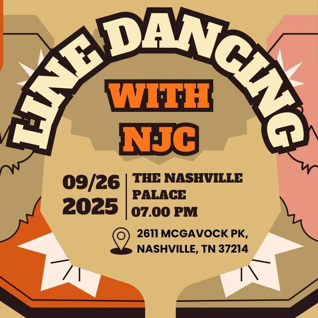 📣 Get Ready to Boot Scoot! 🪩💃🕺
Ever wanted to try line dancing? Or are you already a pro looking to show off your moves? Either way...
You're invited to an epic night of dancing fun! 🤠🎶

🗓️ Date: September 26th
📍 Location: The Nashville Palac