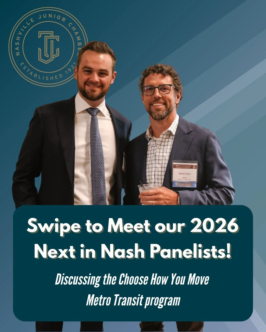 Our Next in Nash panel is taking on the Choose How You Move metro transit program at the NJC Leadership Conference on April 9th! Join us for a conversation on how this voter-approved plan is shaping the future of transportation in Nashville. 

Swipe 