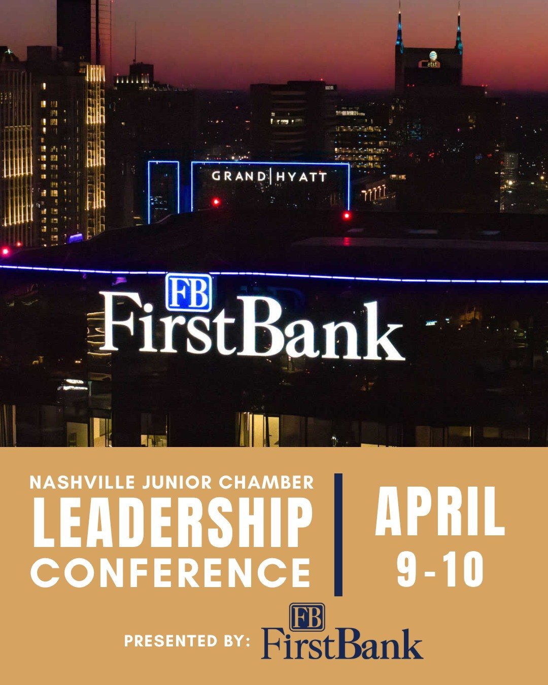 We are honored to announce FirstBank as the presenting sponsor of the 2026 NJC Leadership Conference! As a Nashville-headquartered institution rooted in community, FirstBank's partnership underscores a shared commitment to fostering talent and streng