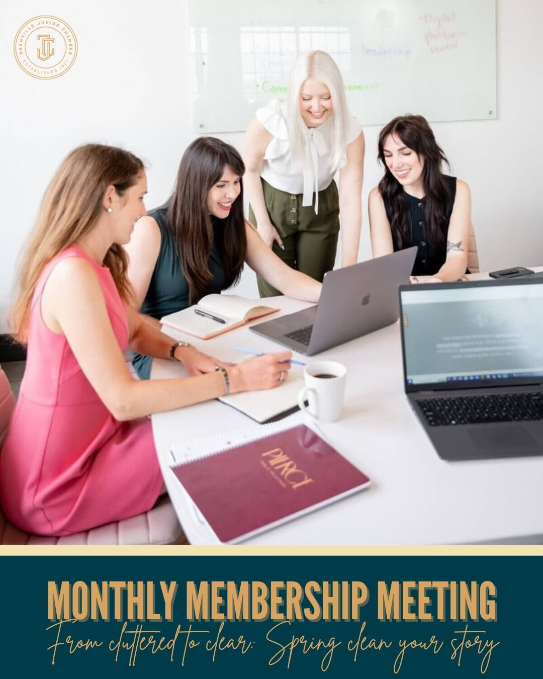 Join us on Tuesday May 26th for our May Monthly Meeting! From Cluttered to Clear: Spring Clean Your Story ✨
In this interactive session led by Allie Owens and Hannah Leavitt, senior account managers at Pierce Public Relations, you&rsquo;ll learn why 