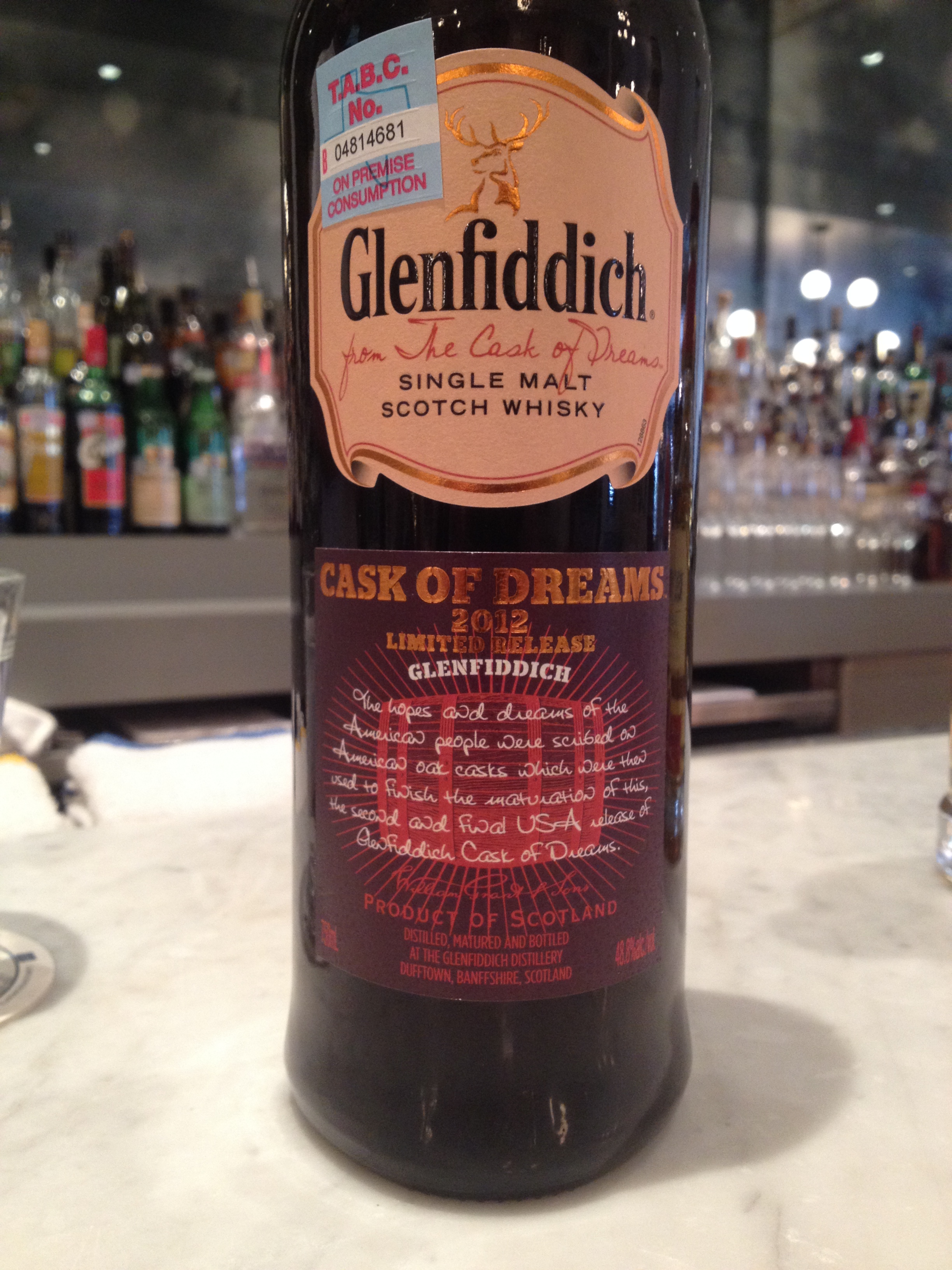 Glenfiddich Cask of Dreams.JPG